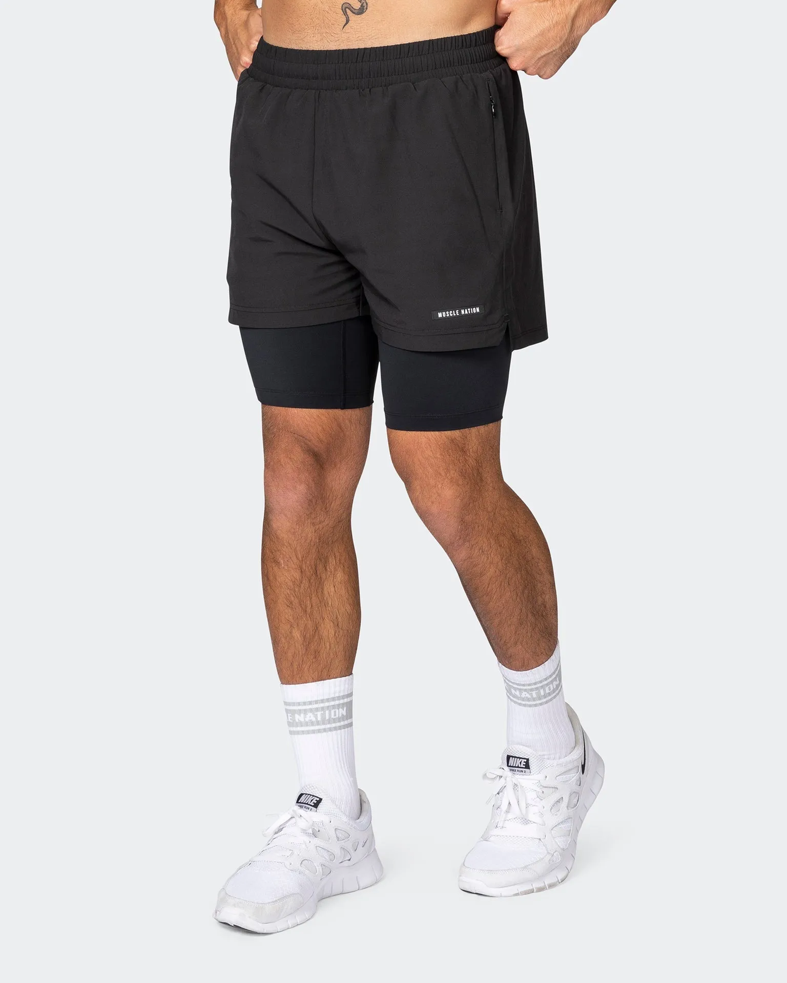 Vigour Training 3" Shorts - Black