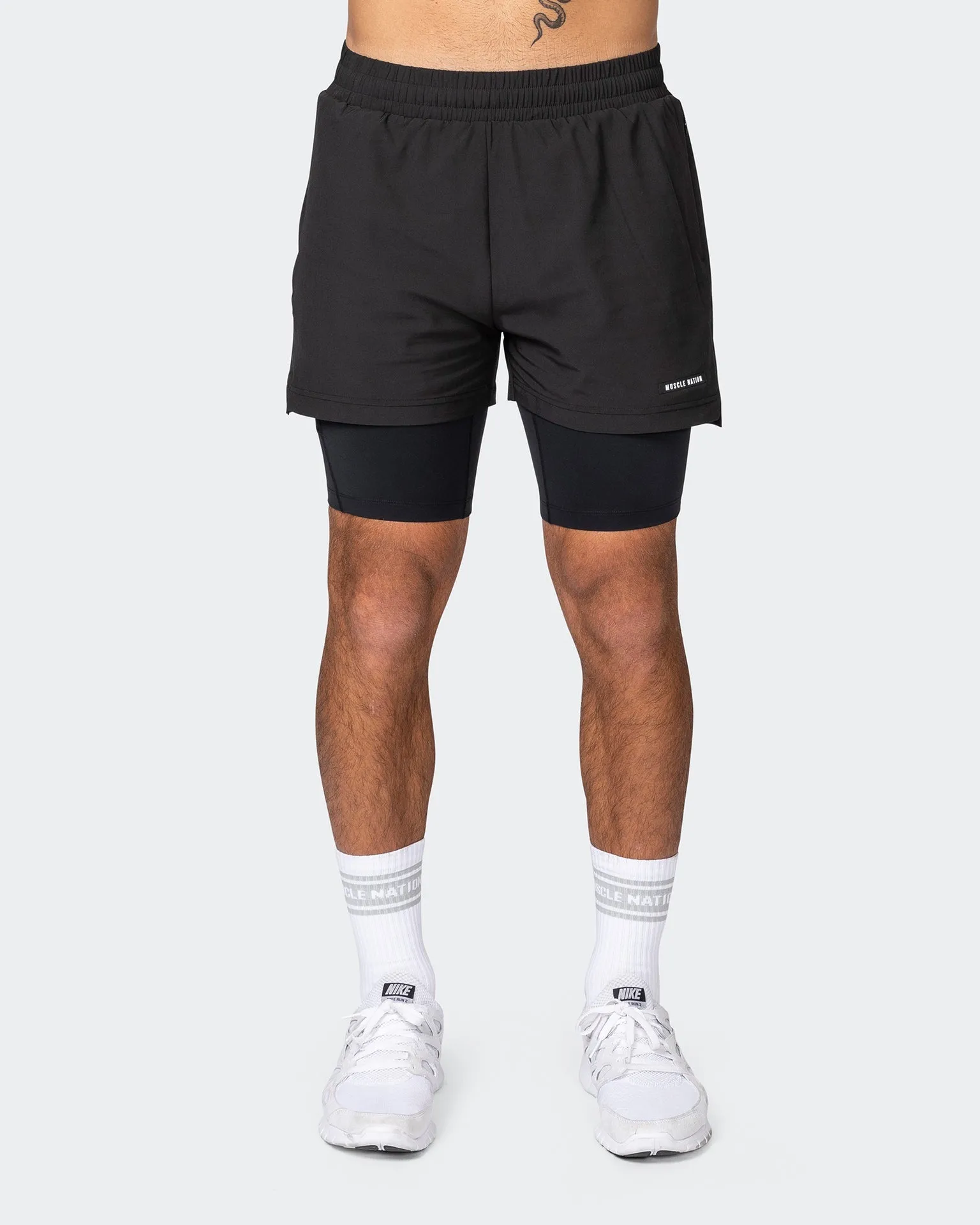 Vigour Training 3" Shorts - Black