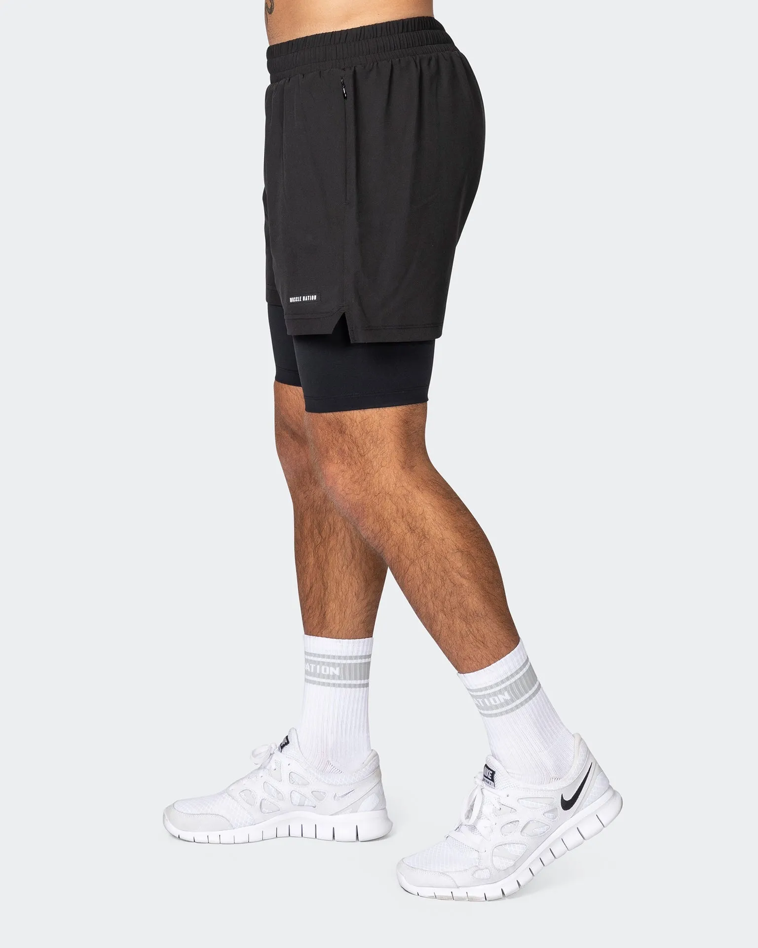 Vigour Training 3" Shorts - Black