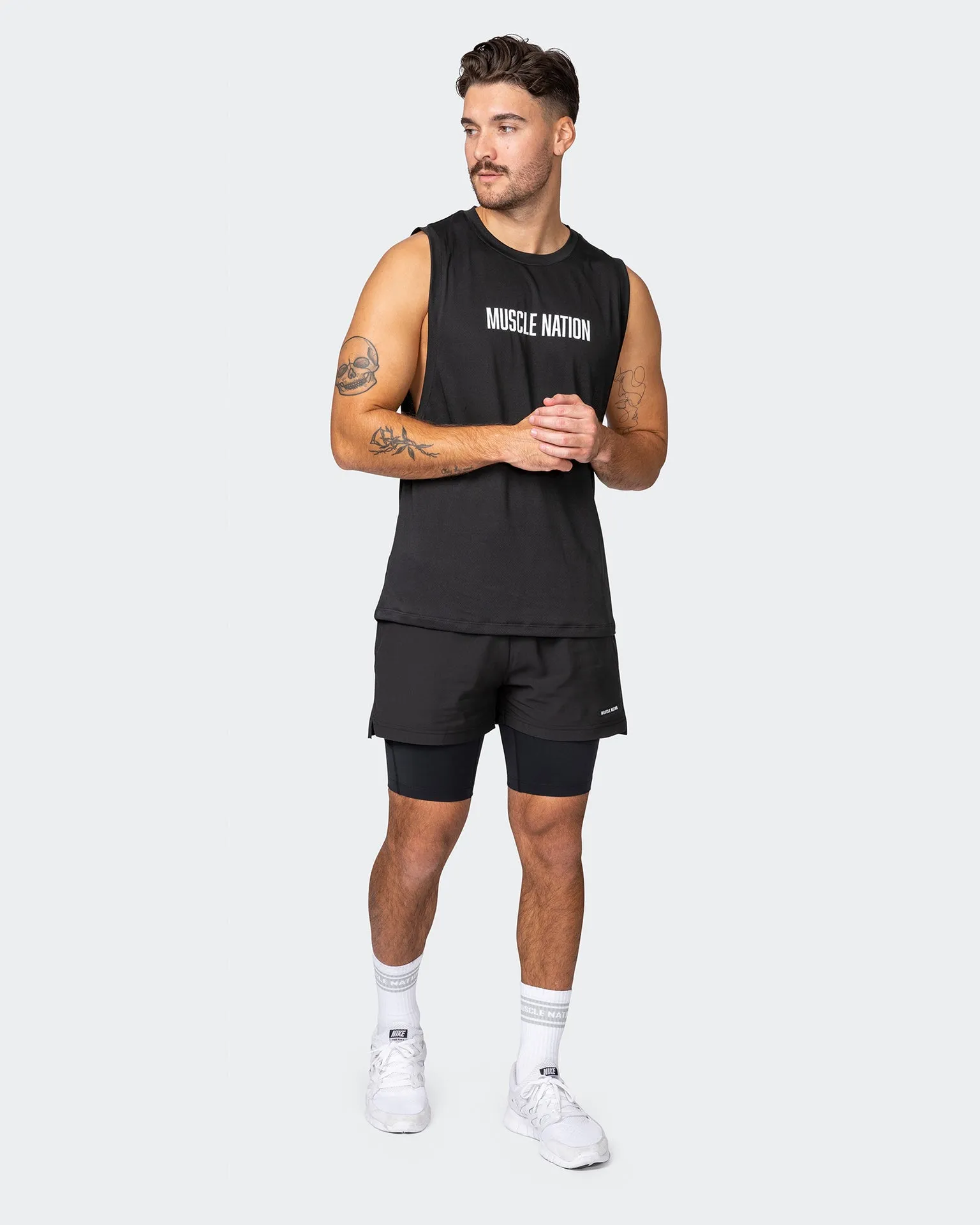 Vigour Training 3" Shorts - Black