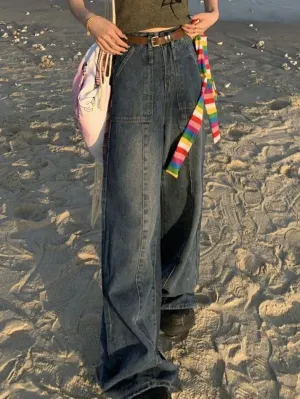 Vintage Distressed Boyfriend Jeans