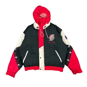 Vintage Portland Blazers Puffer Jacket - XL