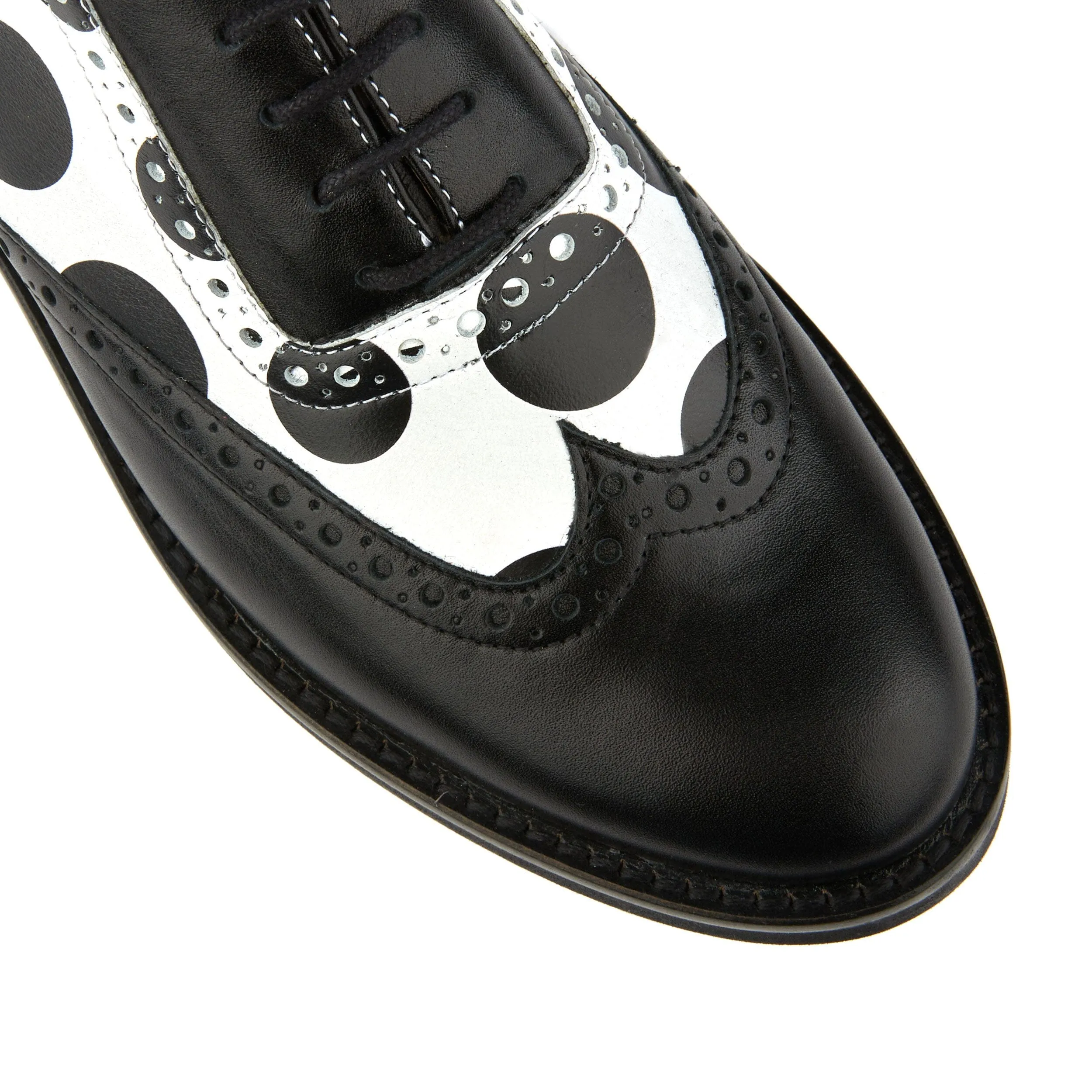 Vivienne - Black & White Polka Dot