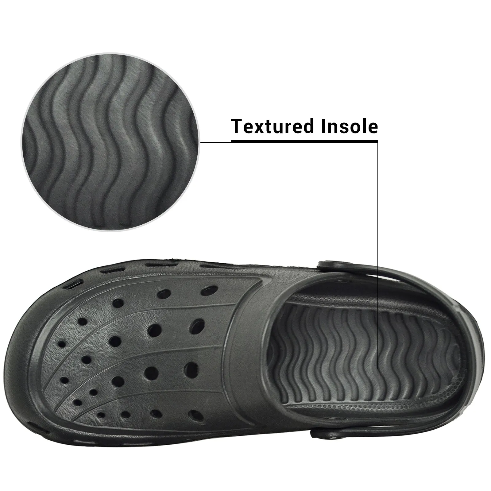 VONMAY Men's Breathable Clogs Non Slip Garden Beach Shoes Summer slippers