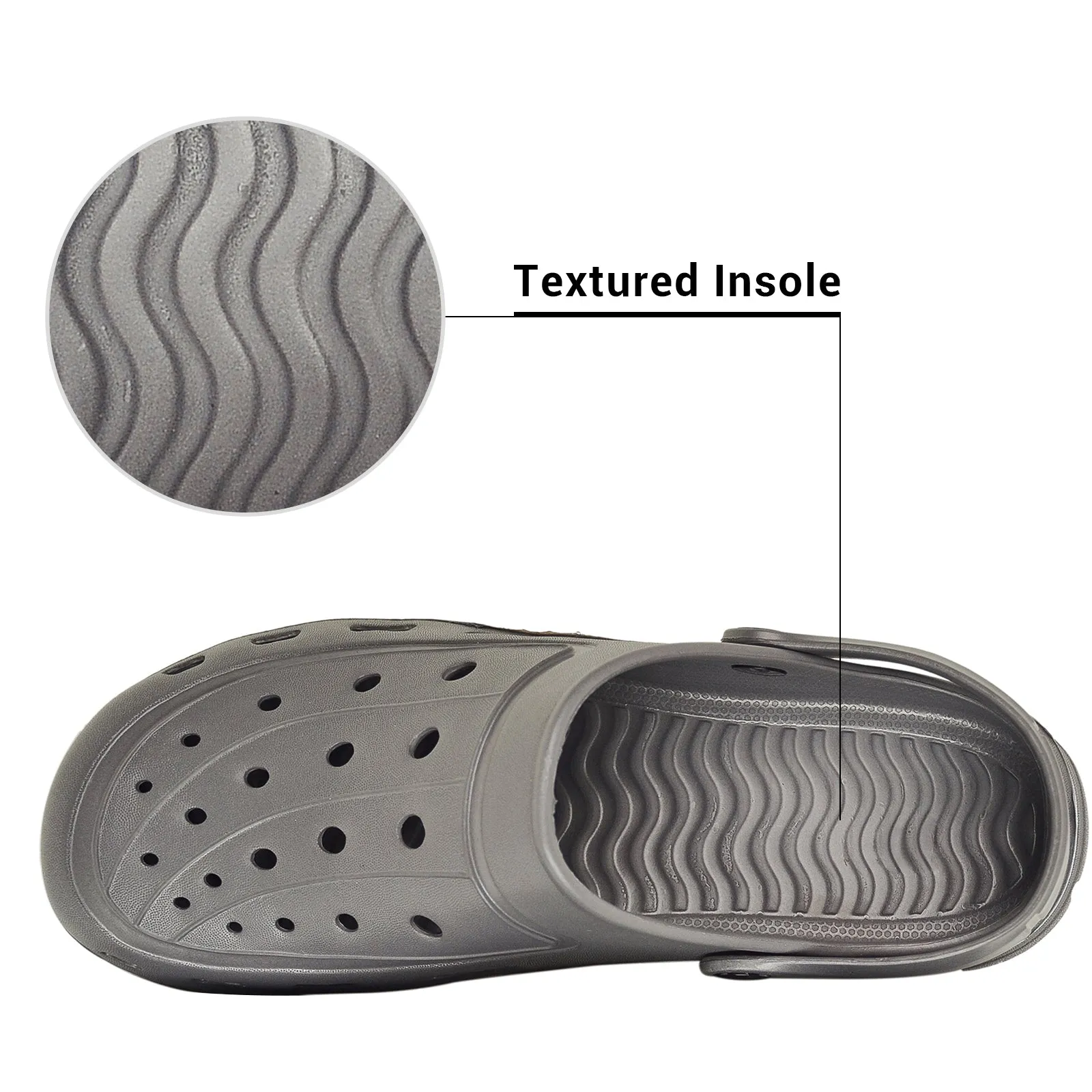 VONMAY Men's Breathable Clogs Non Slip Garden Beach Shoes Summer slippers