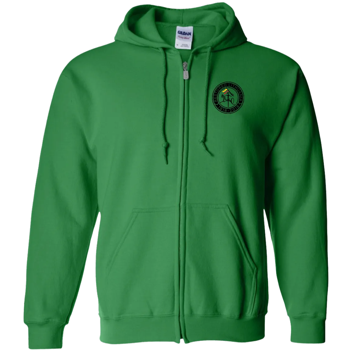 Vytis Restored - Men/Women Unisex Comfort Full-Zip Hoodie