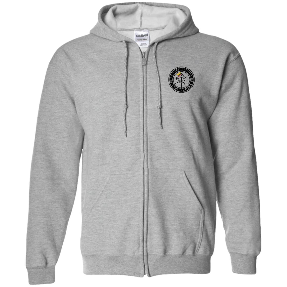 Vytis Restored - Men/Women Unisex Comfort Full-Zip Hoodie