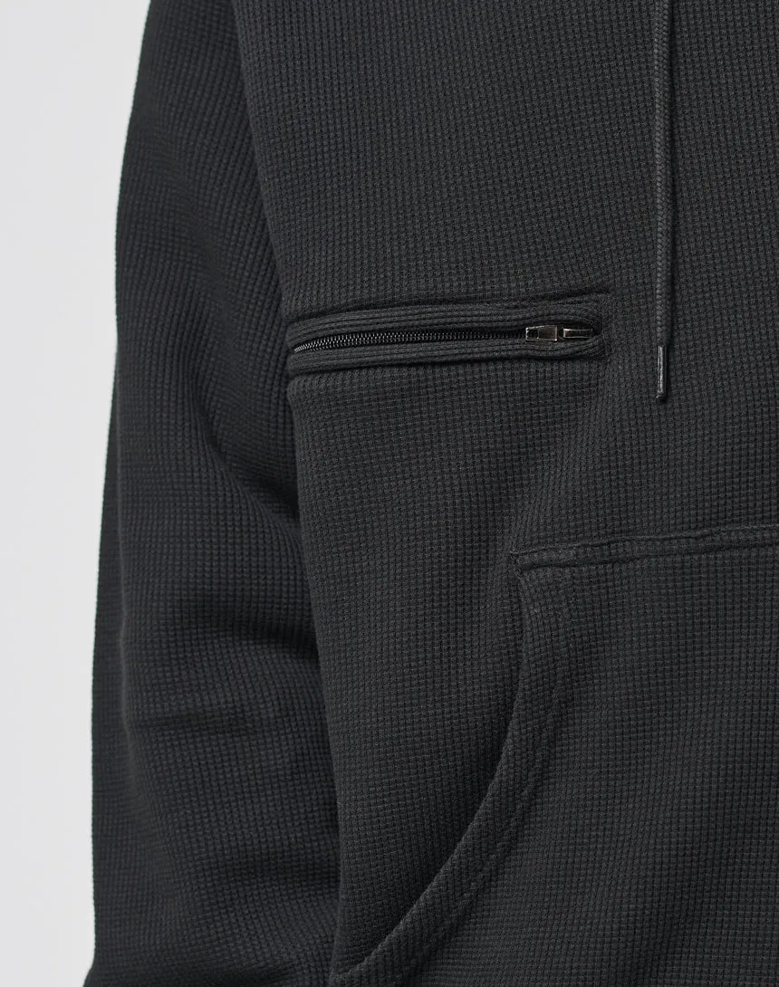Waffle Hooded Zip