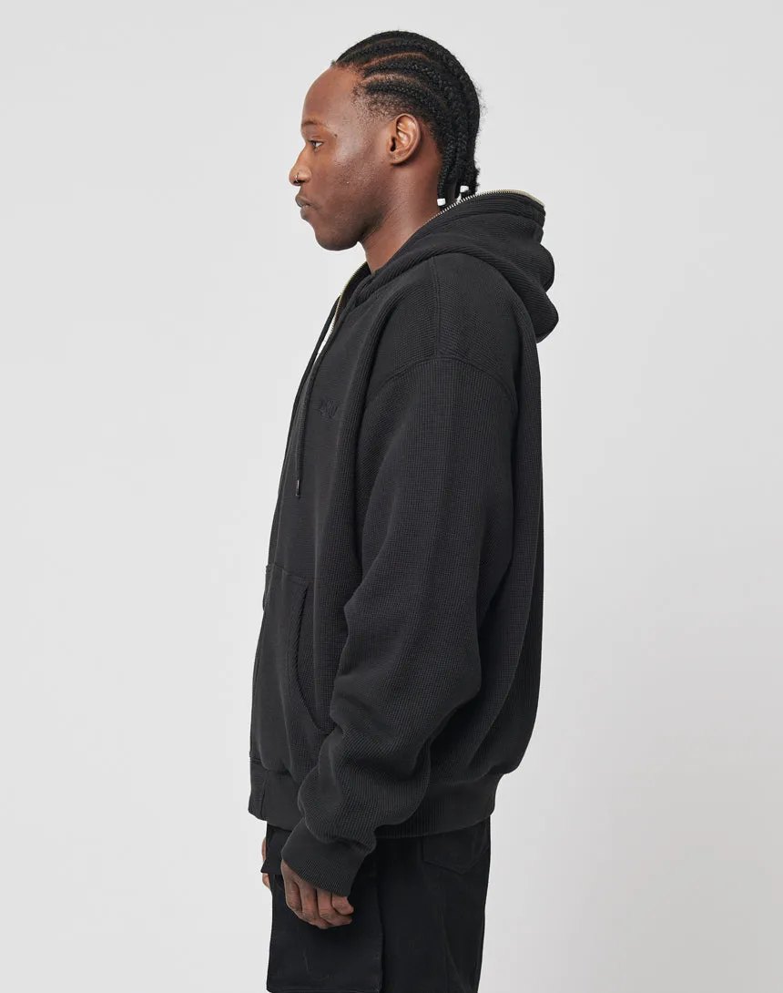 Waffle Hooded Zip