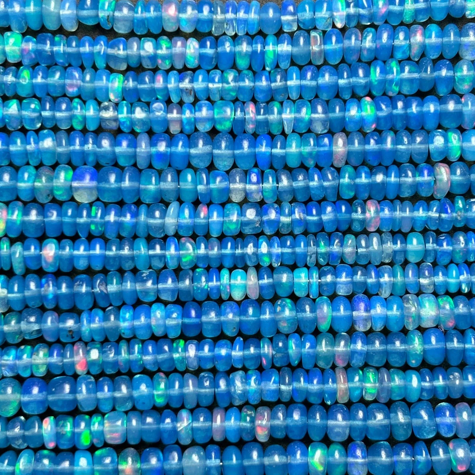 WASHED DENIM OPAL NECKLACE