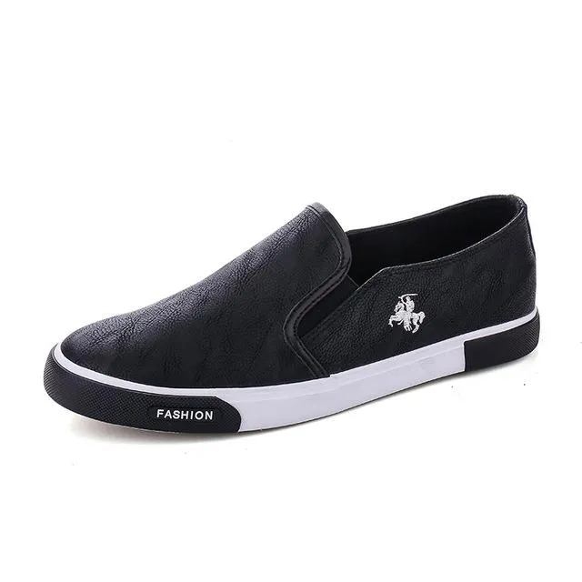 West Louis™ Leather Men Flats  Loafers