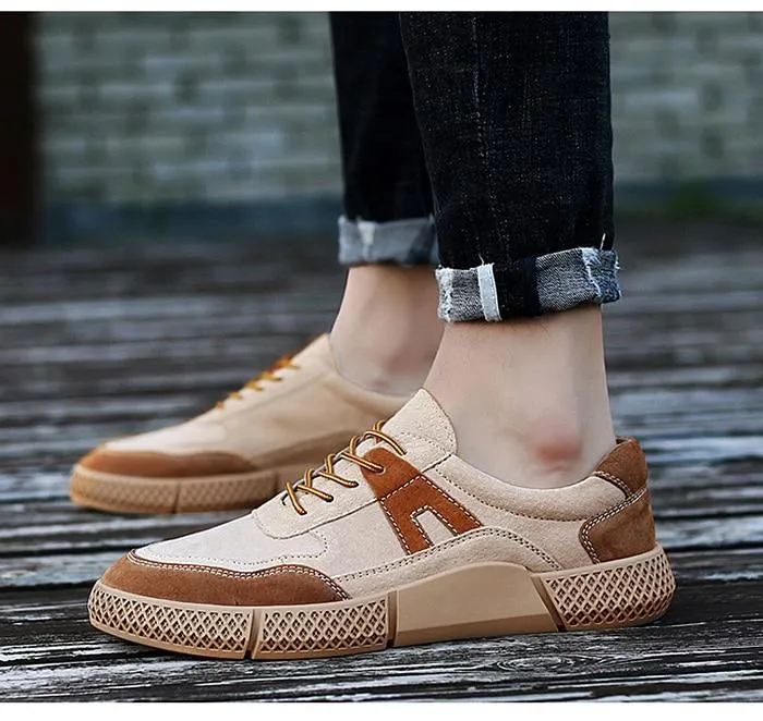 West Louis™ Urban Design Suede Leather Sneakers
