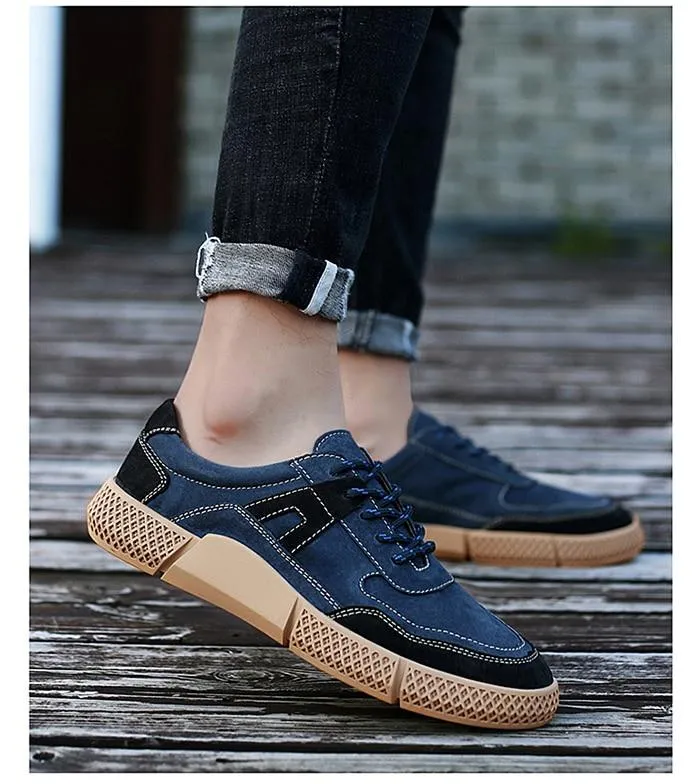 West Louis™ Urban Design Suede Leather Sneakers