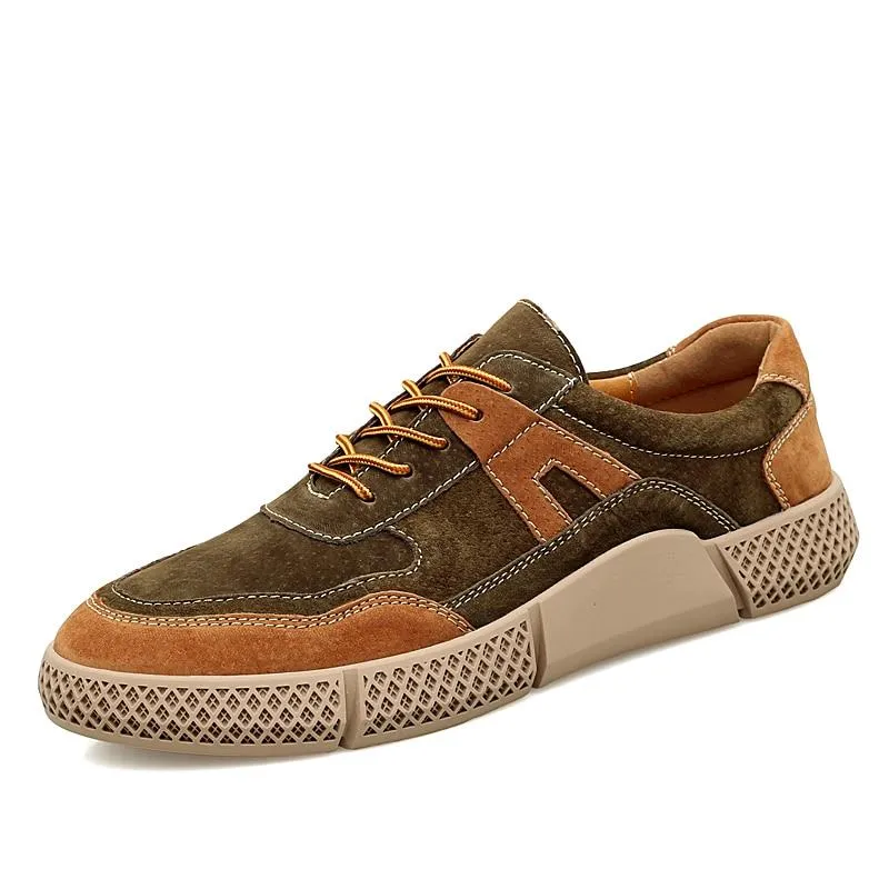 West Louis™ Urban Design Suede Leather Sneakers