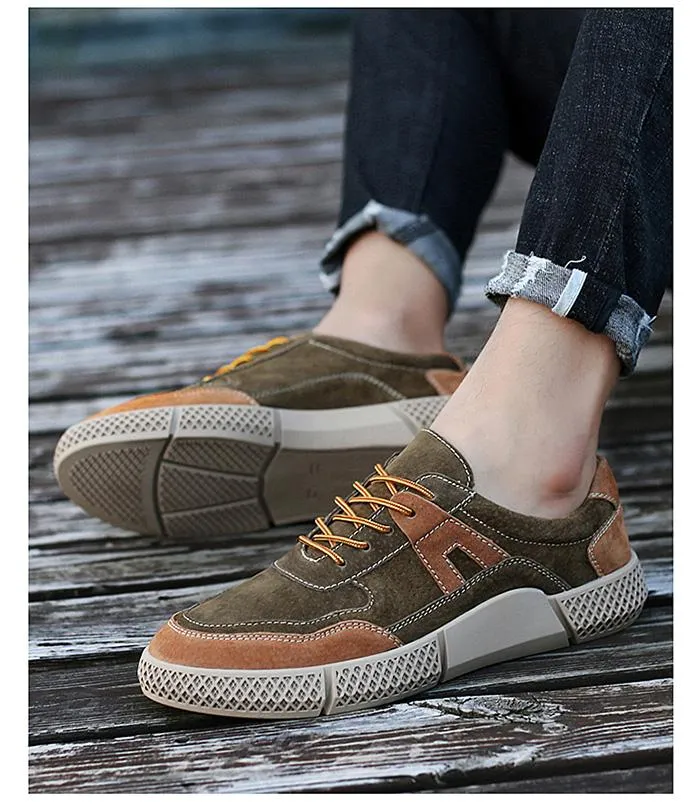 West Louis™ Urban Design Suede Leather Sneakers