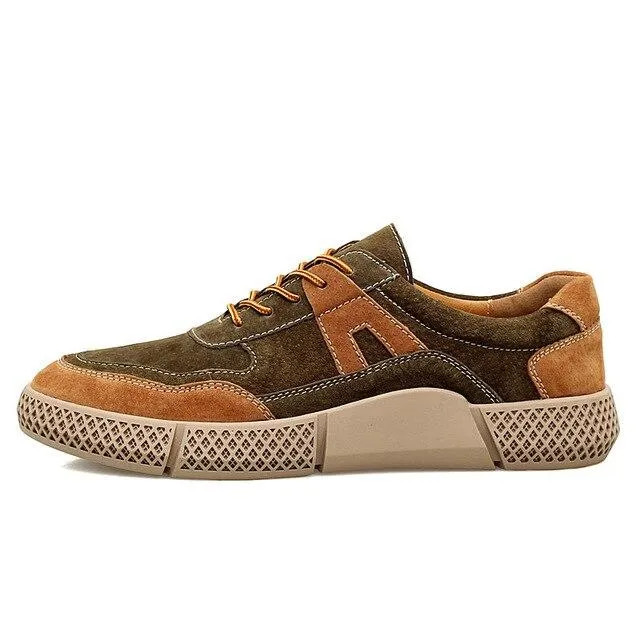 West Louis™ Urban Design Suede Leather Sneakers
