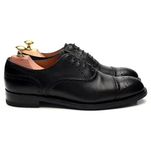 'Wilfred' Black Leather Oxford Brogue UK 7 F