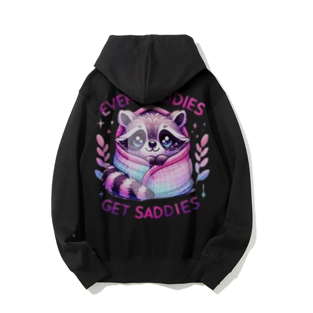 Women Cute Saddie Baddie Cat Graphic Hoodies