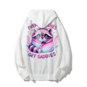 Women Cute Saddie Baddie Cat Graphic Hoodies