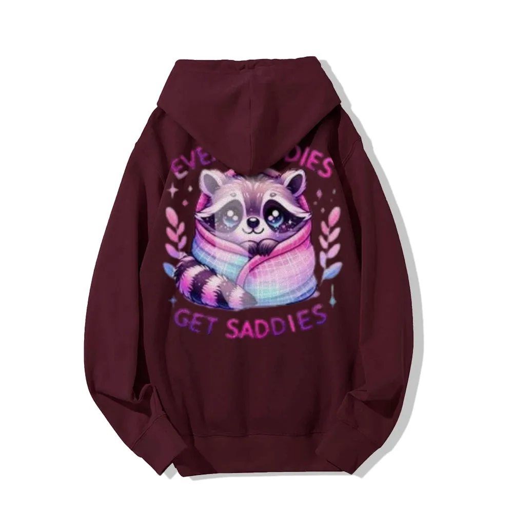 Women Cute Saddie Baddie Cat Graphic Hoodies