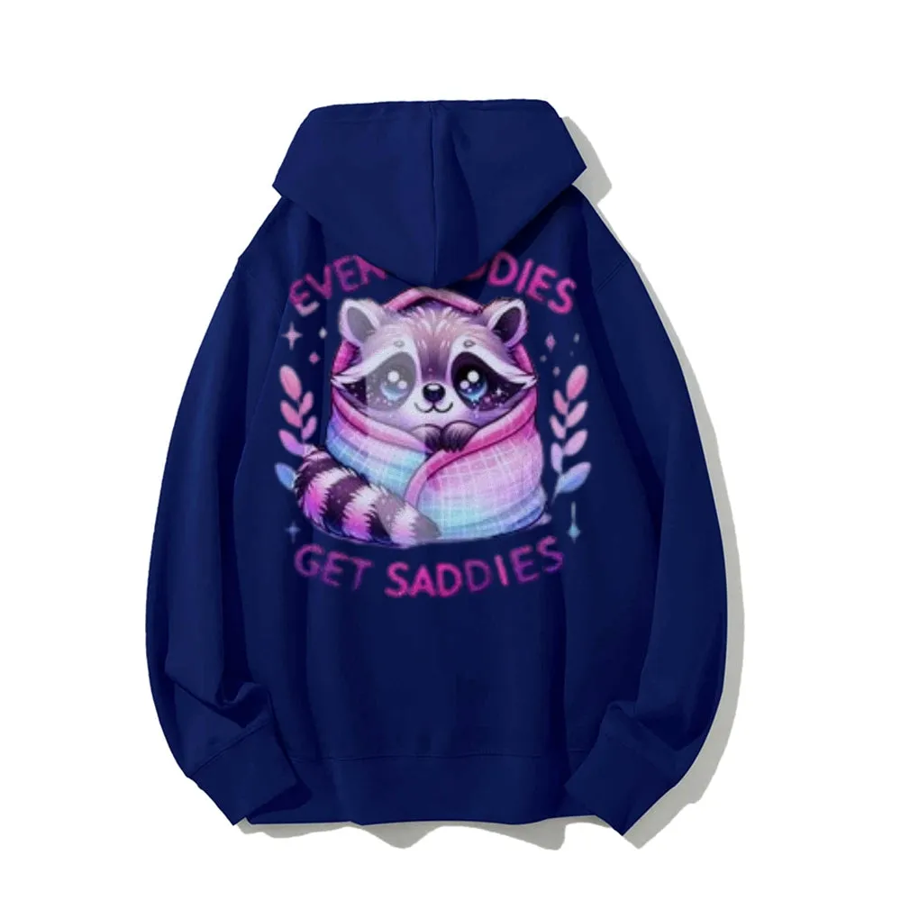 Women Cute Saddie Baddie Cat Graphic Hoodies