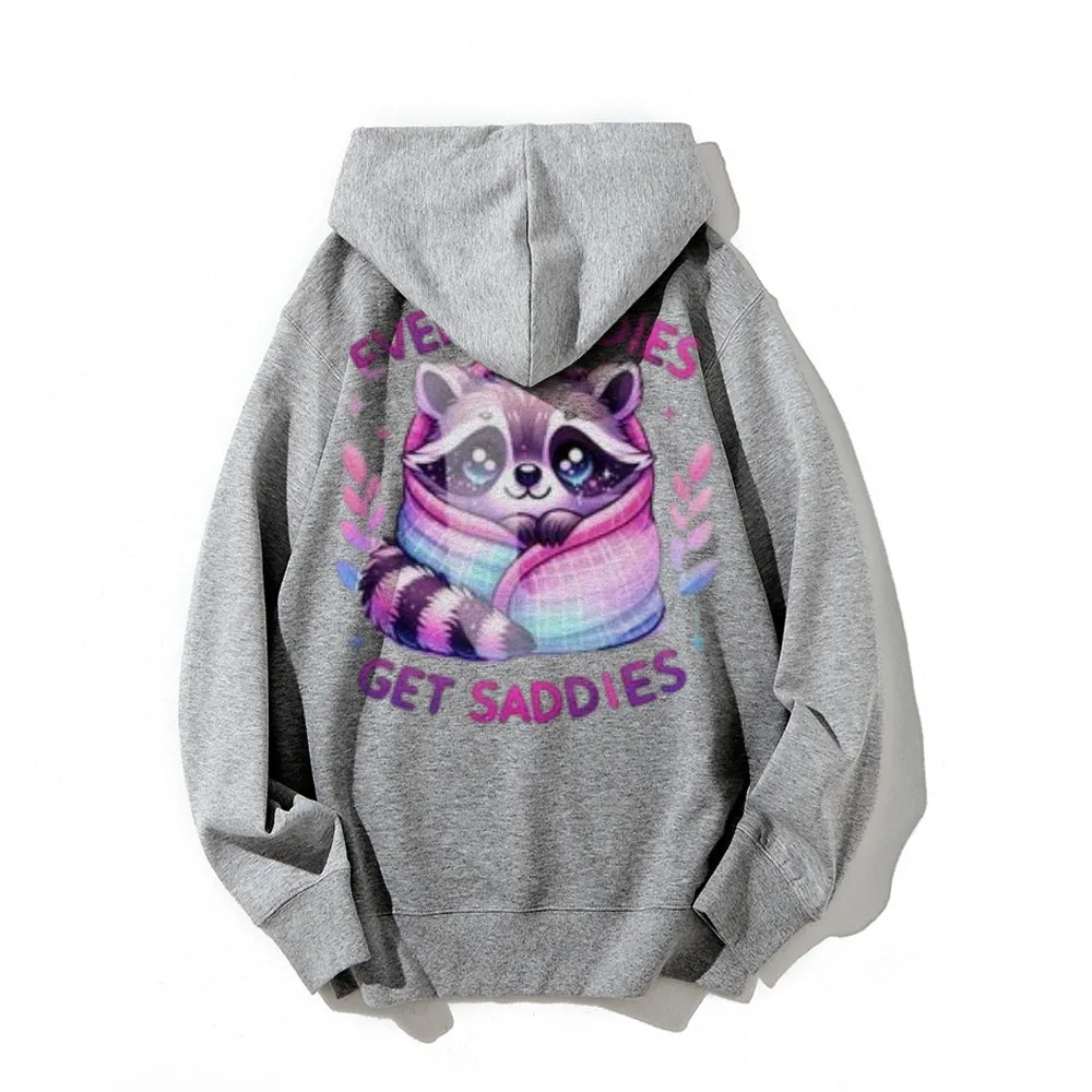 Women Cute Saddie Baddie Cat Graphic Hoodies