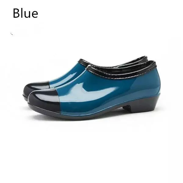 Women Waterproof Rain and Garden Shoe Slip On Low Boot