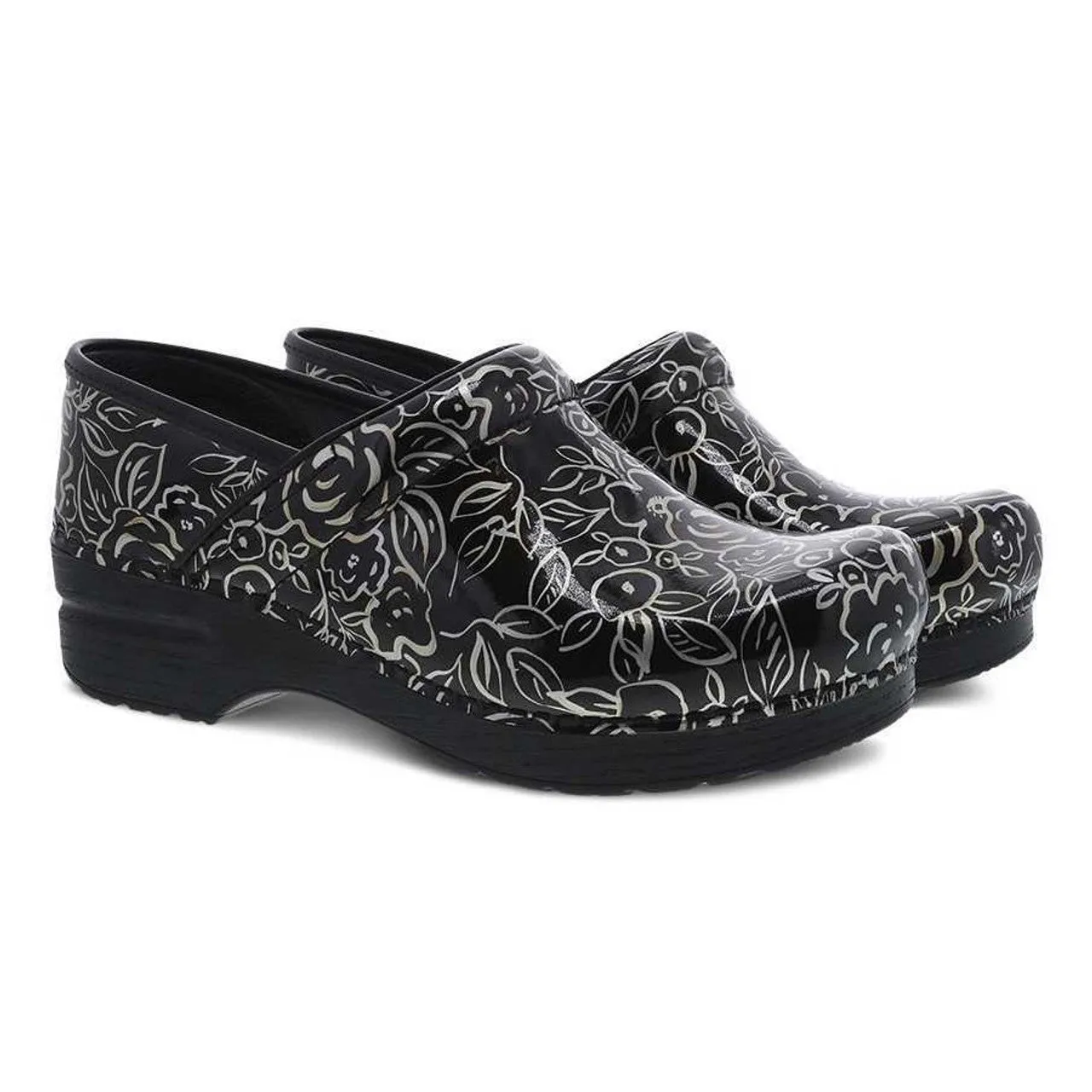 Women's DANSKO | Professional Patent Comfort Clog | Metallic Rose