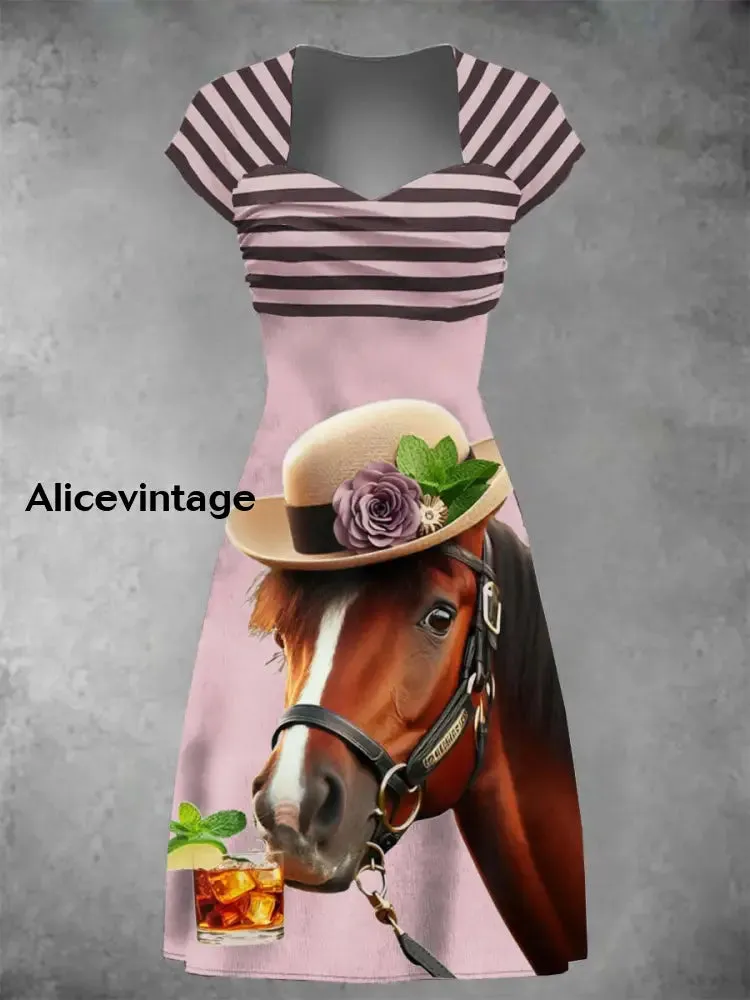 Women's Derby Stripe Dress