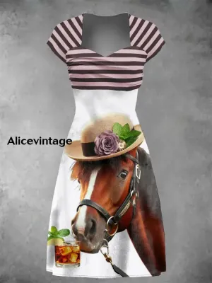 Women's Derby Stripe Dress