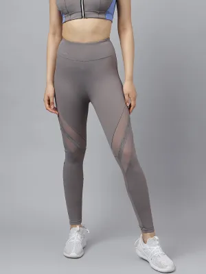 Women's mesh panel training tights