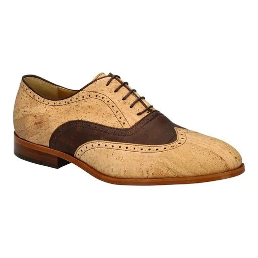 Women's Natural Cork Brogue