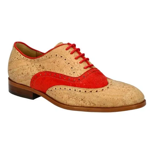 Women's Natural Cork Brogue