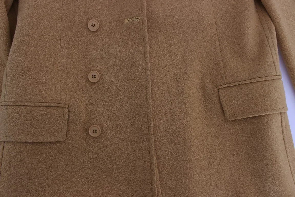Yellow Three Button Blazer Jacket