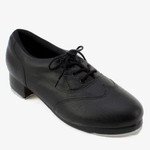 Zenith Built-Up Tap Shoes in Black - Adult