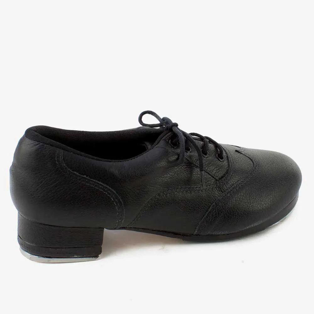 Zenith Built-Up Tap Shoes in Black - Adult