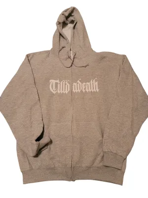 ZIP UP GREY HOODIE